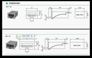 MCF-6X AC220V计数器 精准计数的工业之选